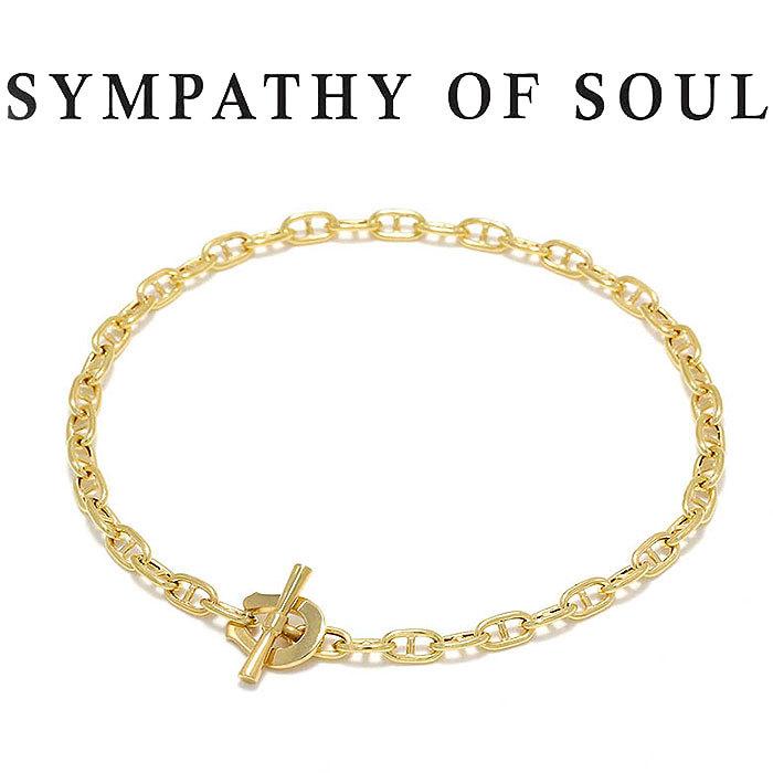 シンパシーオブソウル ブレスレット SYMPATHY OF SOUL Classic Chain Bracelet Anchor K18Yellow  Gold クラシック チェーン ブレス アンカー ゴールド 18cm/19cm :b2105y8:Charger.web-store - 通販 -  