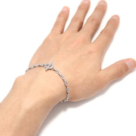 シンパシーオブソウル ブレスレット SYMPATHY OF SOUL スィン ホースシュー トグル アンカー Thin(細) Horseshoe Toggle Bracelet Anchor シルバー S/M/Lの画像