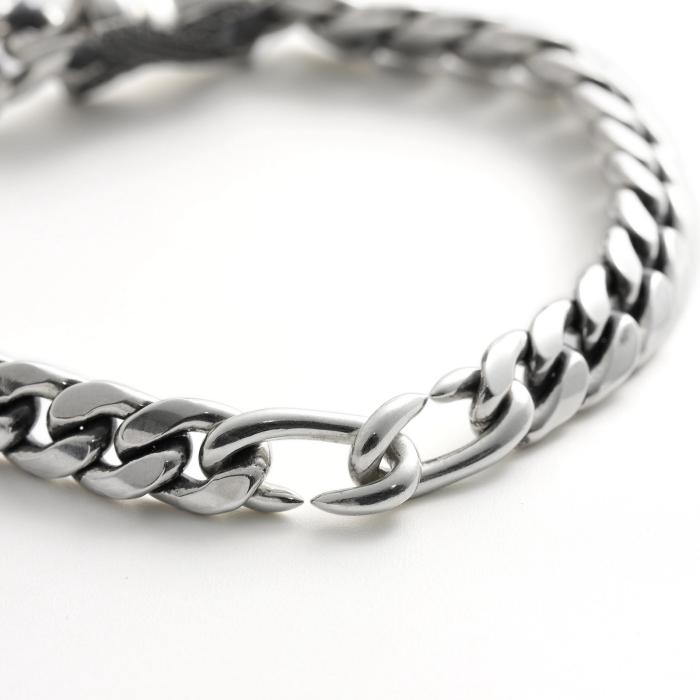 シンパシーオブソウル ブレスレット SYMPATHY OF SOUL フェザー X ブレスレット シルバー Feather X Bracelet Silverの画像