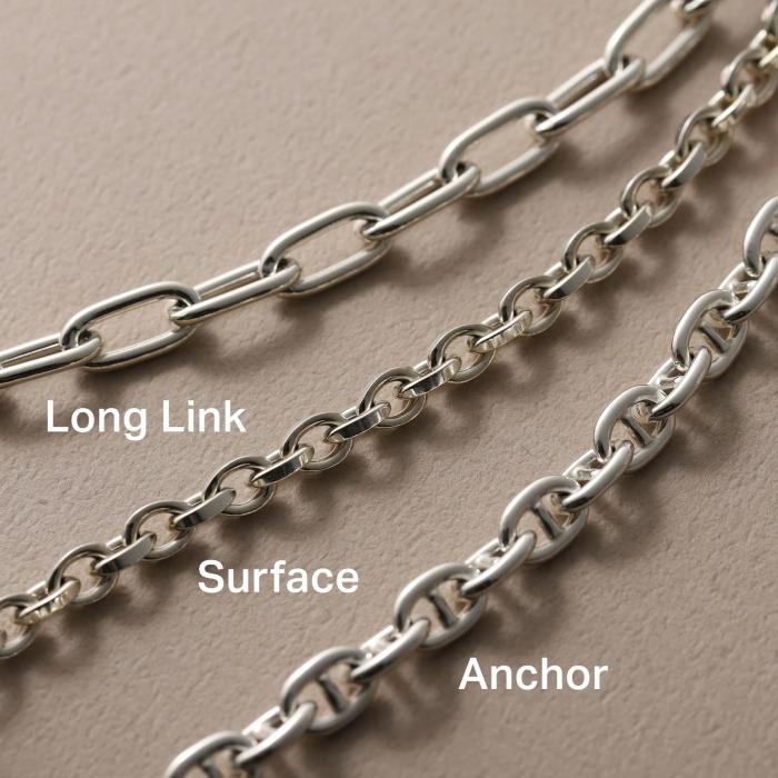 シンパシーオブソウル ブレスレット SYMPATHY OF SOUL アンカー チェーン ブレスレット シルバー Anchor Chain Bracelet Silverの画像