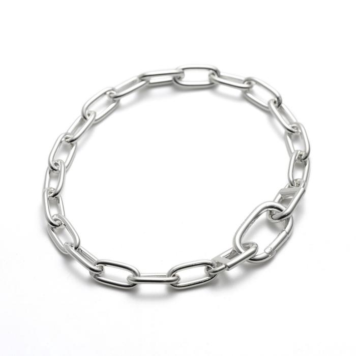 シンパシーオブソウル ブレスレット SYMPATHY OF SOUL ロング リンク チェーン ブレスレット シルバー Long Link Chain Bracelet Silverの画像