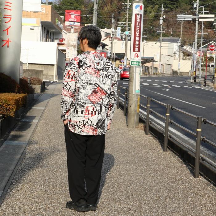 GOODNEIGHBORS SHIRTS シャツ グッドネイバーズシャツ BURNING PATTERNED REGULAR COLLAR SH レギュラー カラー シャツ MULTI マルチ 2024春夏新作｜charger｜16