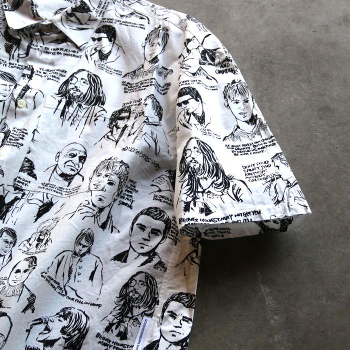GOODNEIGHBORS SHIRTS シャツ グッドネイバーズシャツ 総柄 ワイド