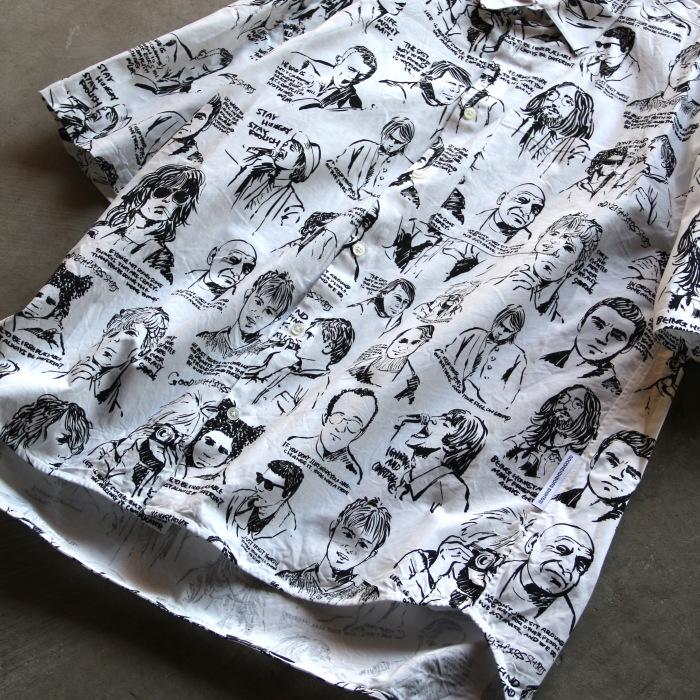 GOODNEIGHBORS SHIRTS シャツ グッドネイバーズシャツ 総柄 ワイド