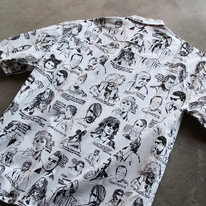 GOODNEIGHBORS SHIRTS シャツ グッドネイバーズシャツ 総柄 ワイド