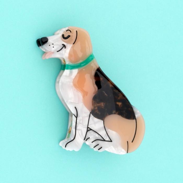 ククシュゼット 正規商品 ヘア アクセ クリップ 犬 Coucou Suzette