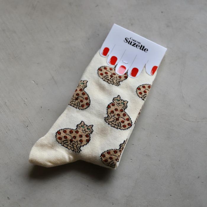 ルーソックス 猫 キャット クルー丈 ソックス（キャット） – Happy Socks