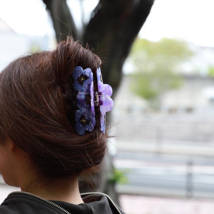 ククシュゼット 正規商品 ヘア アクセ クリップ かわいい 花 フランス