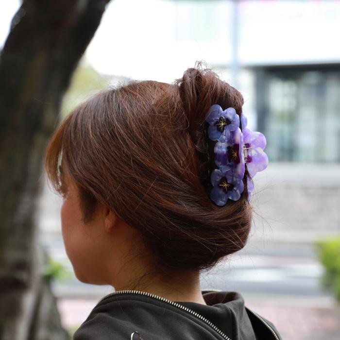 ククシュゼット 正規商品 ヘア アクセ クリップ かわいい 花 フランス