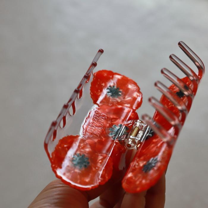 ククシュゼット 正規商品 ヘア アクセ クリップ かわいい 花 フランス