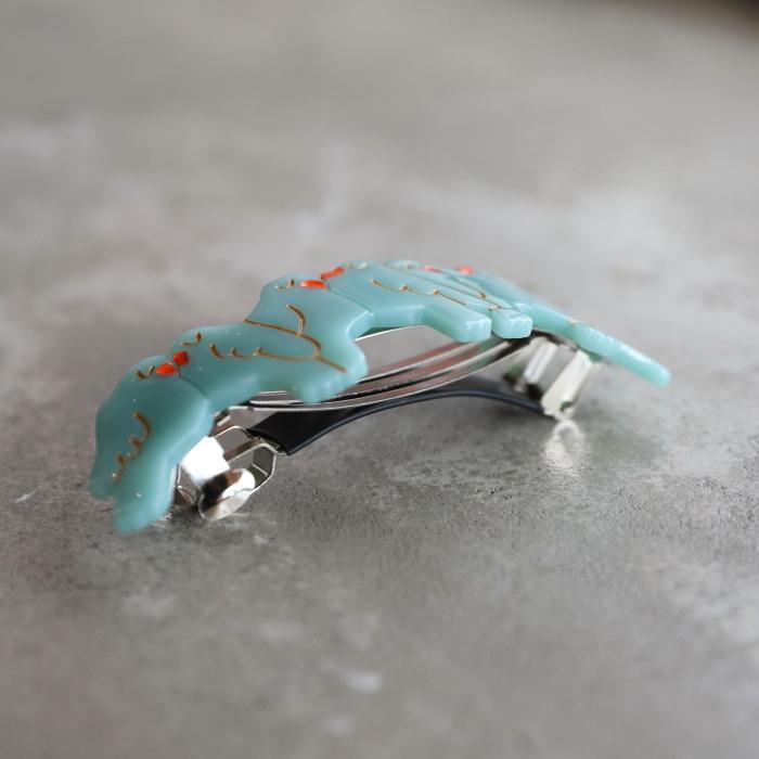 ククシュゼット 正規商品 ヘア アクセ バレッタ かわいい 鳥 おしゃれ