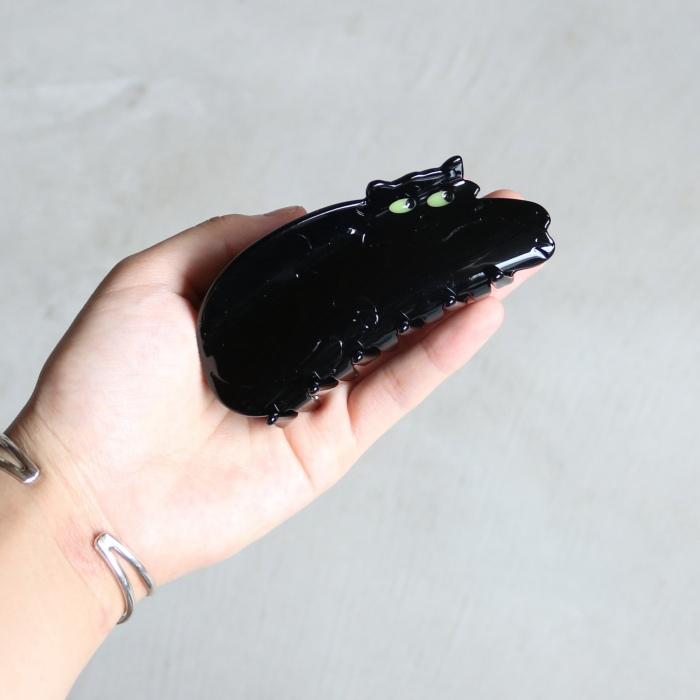 ククシュゼット 正規商品 ヘア アクセ クリップ 猫 黒猫 Coucou