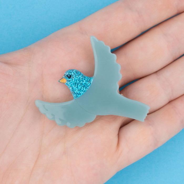 ククシュゼット 正規商品 ヘア アクセ クリップ ヘアピン かわいい 鳥 フランス Coucou Suzette ブルー バード ヘア クリップ Blue Bird Hair Clip ブルー