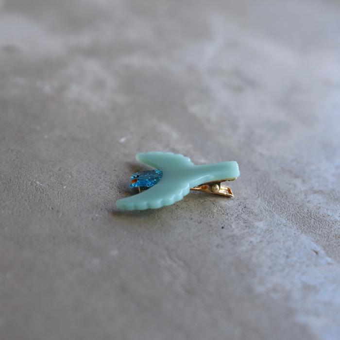 ククシュゼット 正規商品 ヘア アクセ クリップ ヘアピン かわいい 鳥 フランス Coucou Suzette ブルー バード ヘア クリップ Blue Bird Hair Clip ブルー