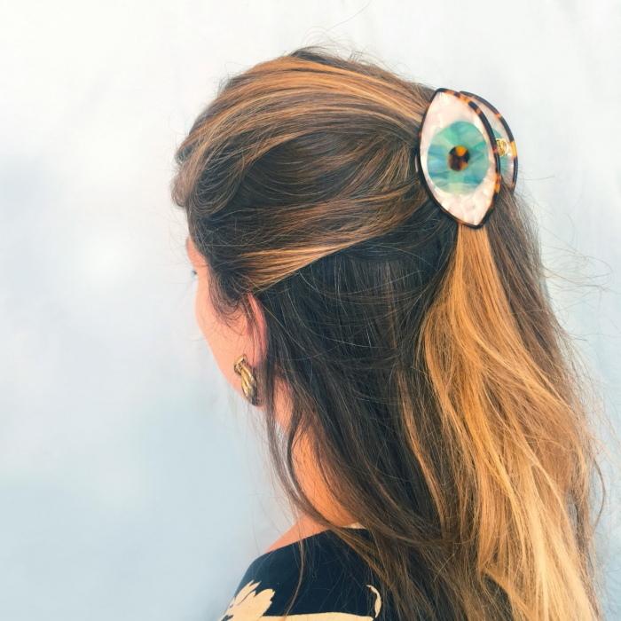 ククシュゼット 正規商品 ヘア アクセ クリップ おしゃれ 個性的 目