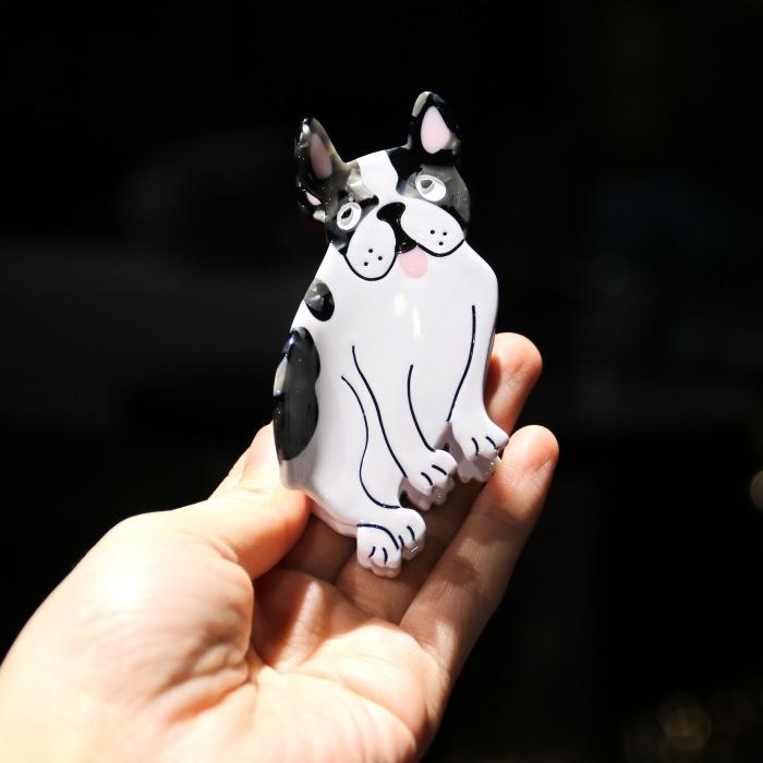 ククシュゼット 正規商品 ヘア アクセ クリップ 犬 かわいい Coucou
