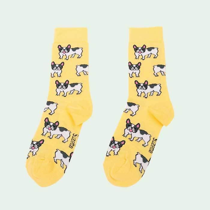ククシュゼット 正規商品 靴下 レディース おしゃれ かわいい 犬