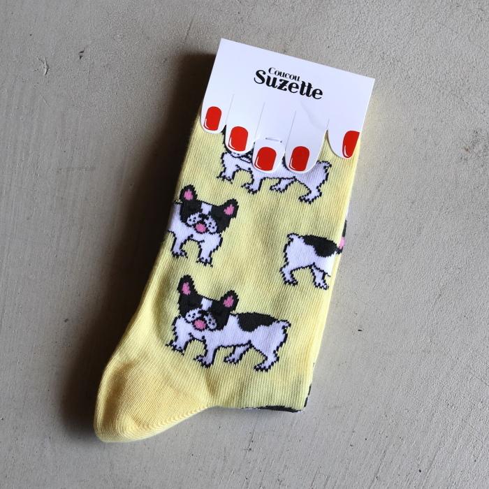 ククシュゼット 正規商品 靴下 レディース おしゃれ かわいい 犬
