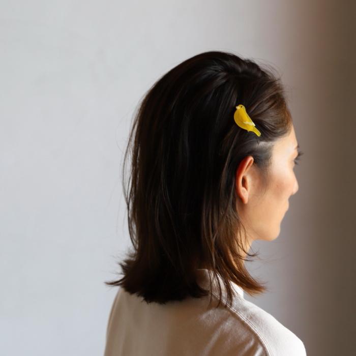 ククシュゼット 正規商品 クリップ ヘアピン かわいい 鳥 フランス