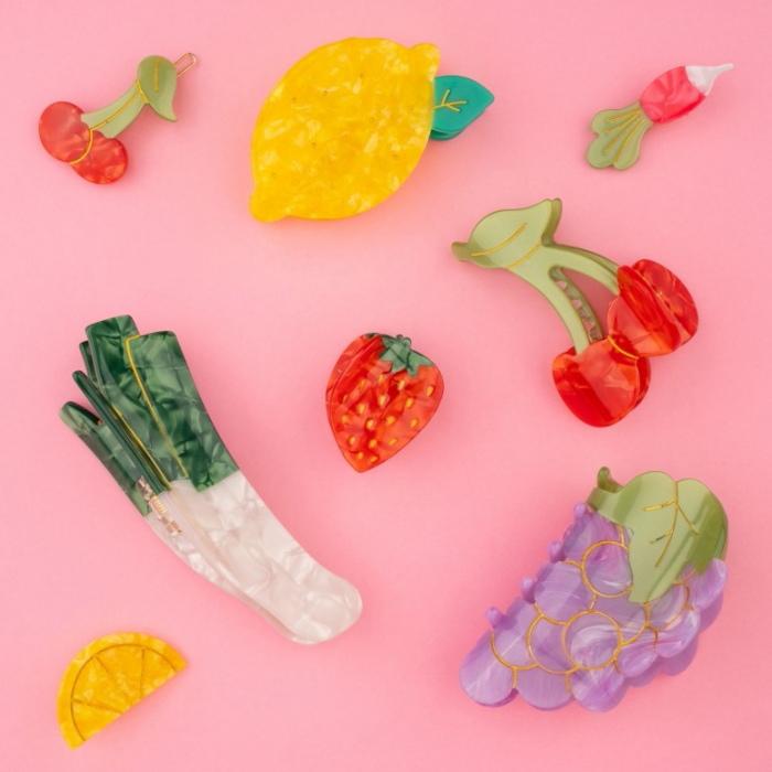 【新品未開封】アレクalexandre ヘアピン ドラゴンフルーツ 楽天市場】ヘアクリップ オレンジ バンスクリップ クリップ フルーツ柄