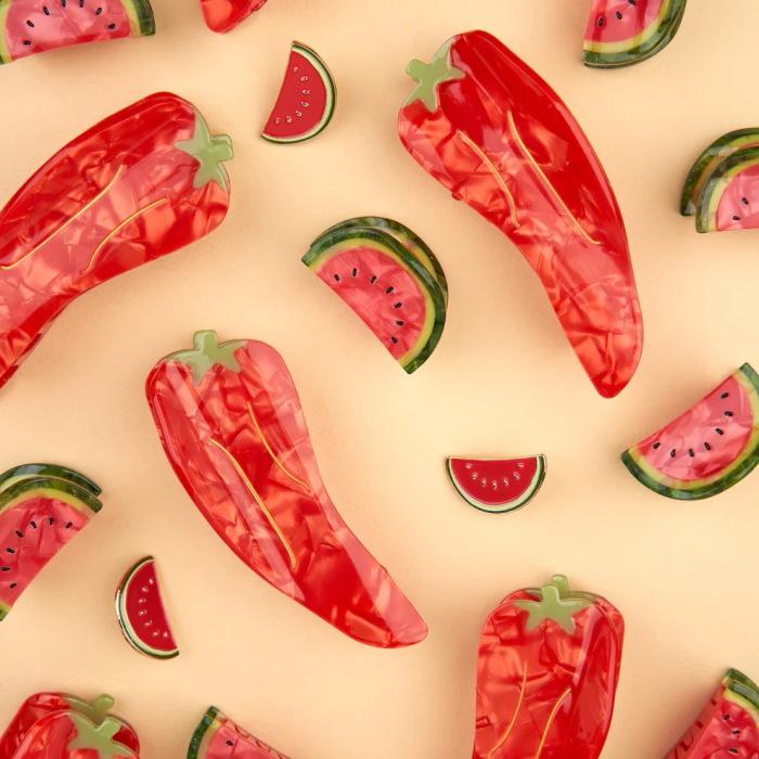 ククシュゼット 正規商品 ヘア アクセ クリップ 野菜 個性的 かわいい