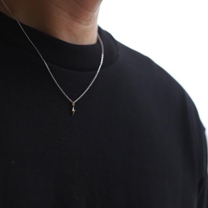 シンパシーオブソウル 当店別注 ペンダント 充電中 チャーム 雷 K18YG SYMPATHY OF SOUL Little Lightning Thunder Charge Charm K18YG 【正規商品 公式通販】の画像