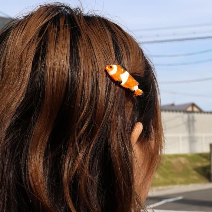 ククシュゼット 正規商品 ヘア アクセ クリップ ピン かわいい 海 夏