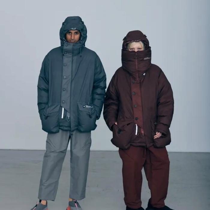 COMFY アークティカルダウンジャケット ネイビー Lサイズ COMFY アークティカルダウンジャケット ネイビー Lサイズ