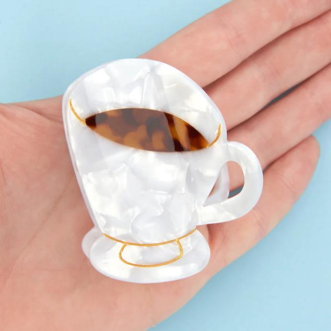 ククシュゼット 正規商品 ヘア アクセ クリップ カフェ かわいい