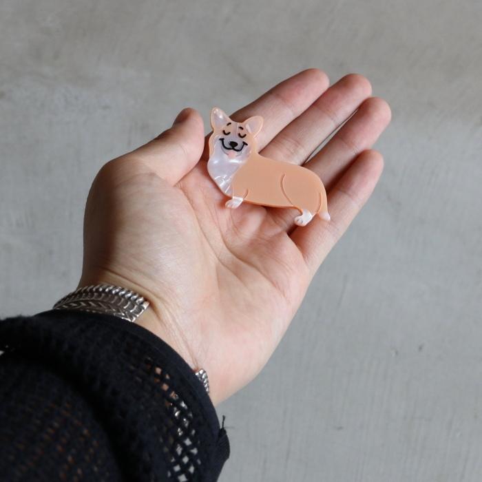 ククシュゼット 正規商品 ヘアアクセ クリップ ピン 犬 Coucou Suzette