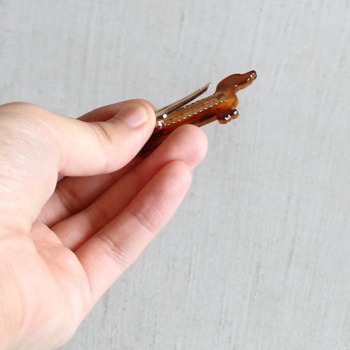 ククシュゼット 正規商品 ヘアアクセ ピン 犬 Coucou Suzette