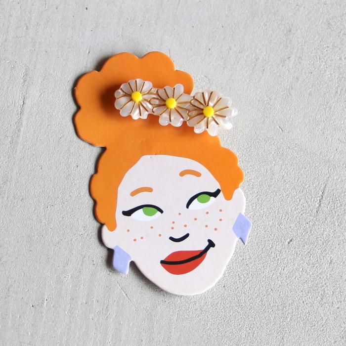 ククシュゼット 正規商品 ヘアアクセ クリップ ピン ヘアピン 花