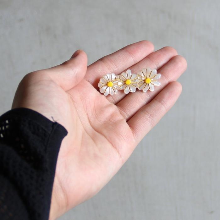 ククシュゼット 正規商品 ヘアアクセ クリップ ピン ヘアピン 花