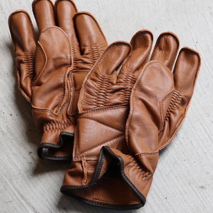 デウス グローブ DEUS EX MACHINA  GRIPPING GLOVES  ブラウン BROWN｜charger｜08