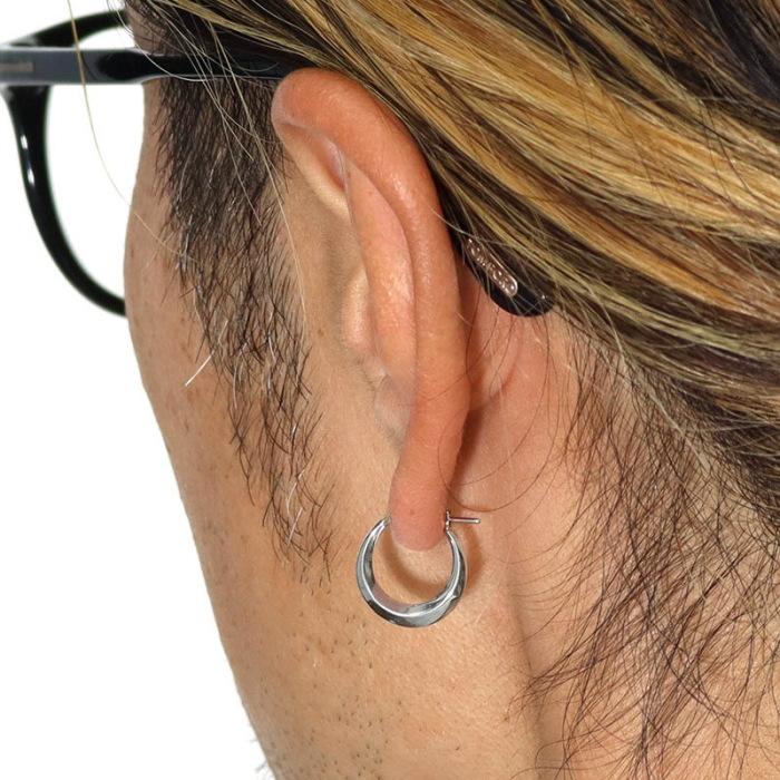 Sympathy of Soul（シンパシーオブソウル） Moon Hoop Pierce Silver