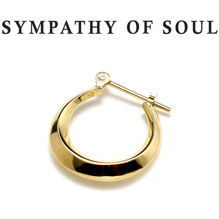 SYMPATHY OF SOUL シンパシーオブソウル Moon Hoop Pierce K18 Yellow