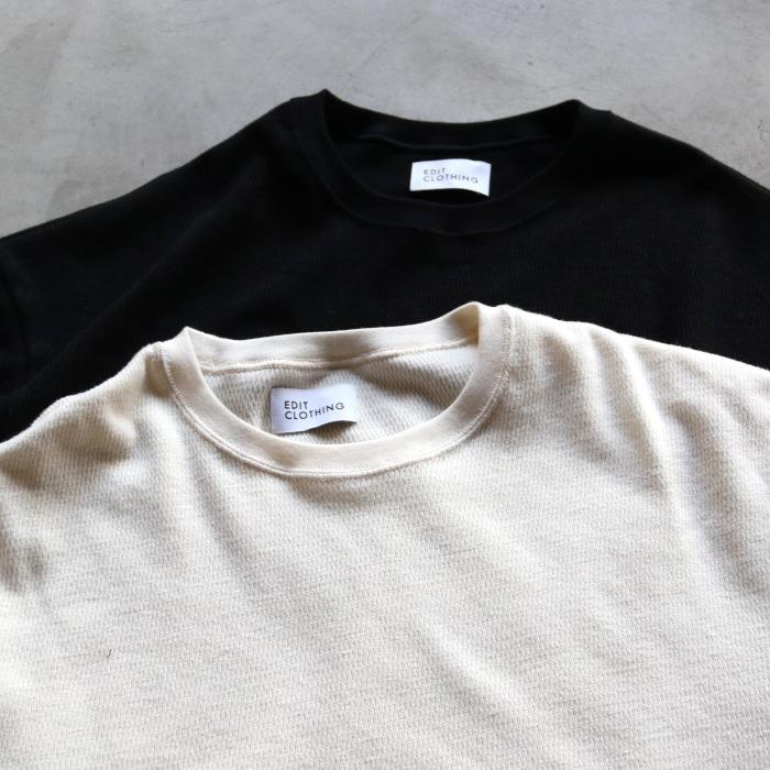 エディットクロージング ロンT EDIT CLOTHING 北海道 ウール ハニカム