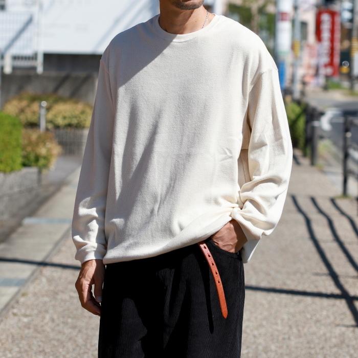 エディットクロージング ロンT EDIT CLOTHING 北海道 ウール ハニカム