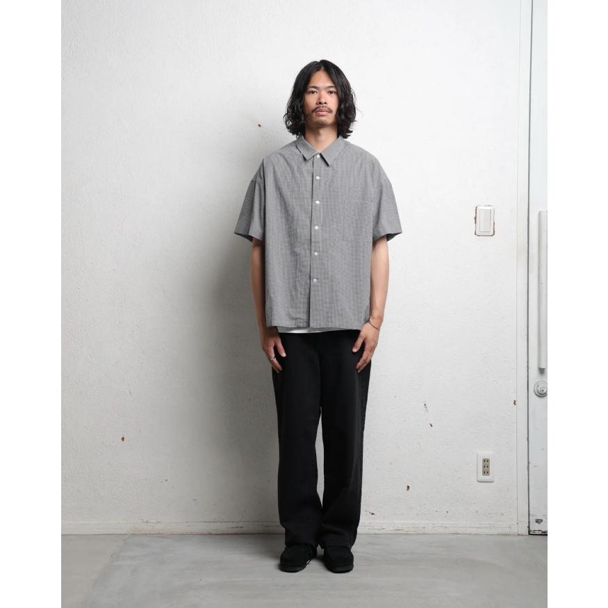エディットクロージング シャツ  EDIT CLOTHING ギンガムチェック シャツ GINGHAM CHECK SHORT SLEEVE SHIRTS ブラック/カーキ 2026春夏新作 |  | 12