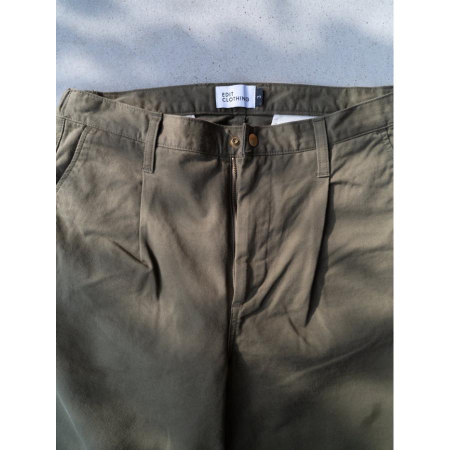 エディットクロージング パンツ EDIT CLOTHING ラフチノ Rough chino ベージュ/カーキ Beige/Khaki ２色展開 2026春夏新作 |  | 10
