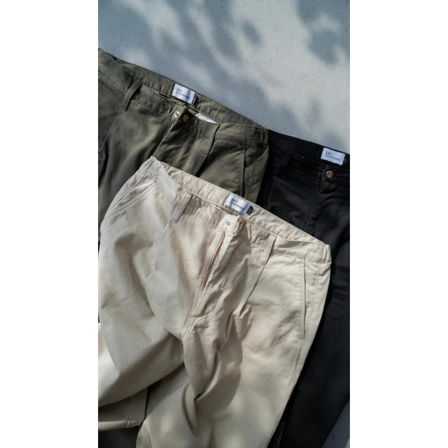 エディットクロージング パンツ EDIT CLOTHING ラフチノ Rough chino ベージュ/カーキ Beige/Khaki ２色展開 2026春夏新作 |  | 12