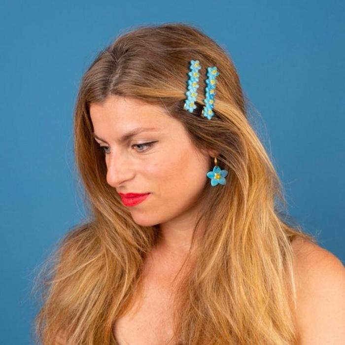 ククシュゼット 正規商品 ヘアアクセ クリップ ピン ヘアピン 花