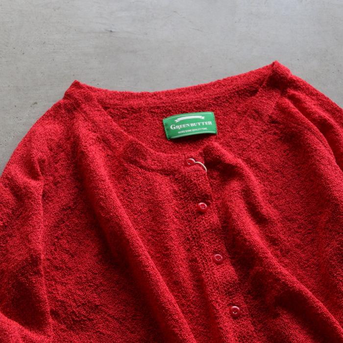 GREEN BUTTER（グリーンバター） ニット 正規販売 サマーブークレ