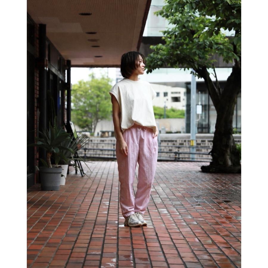 GOODAYS × CHARGER パンツ チャージャー ユニセックス テックイージーカラードパンツ Wide Easy Pants チャコール/ベージュ/ライトピンク 3色展開 2026春夏新作 |  | 04