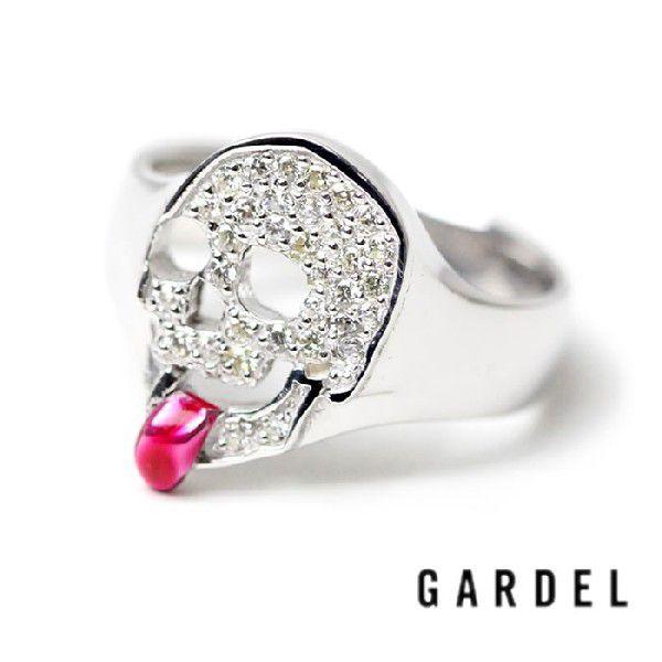 スカルモチーフ シルバーリング　GARDEL ガーデル アクセサリー,RAPTURE SKULL RING,ラプチャースカルリング