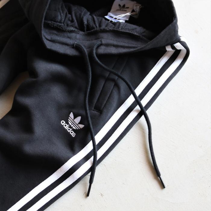 adidas 黒 ベッカム着用モデルジャージストライプ