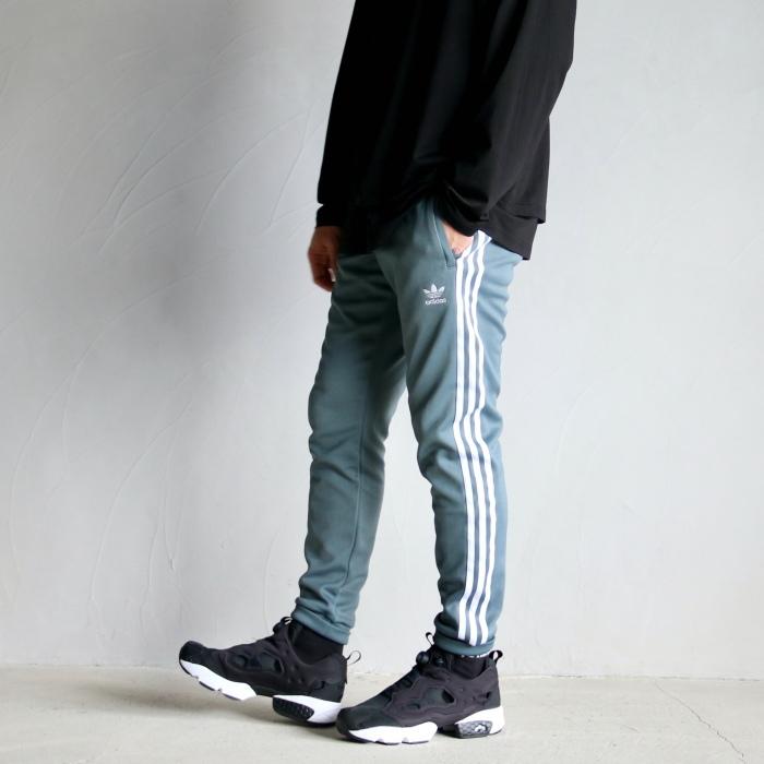 アディダスオリジナルス パンツ adidas originals アディカラークラシックSSTトラックパンツ CLASSIC SST TRACK PANTS ブルーオキサイド 2021春夏新作 通販 7.28 adidas アディダス ジャージ ショートパンツ 黒 ロゴ刺繍 L