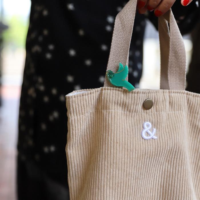 ククシュゼット 正規商品 ヘア アクセ クリップ ヘアピン かわいい 鳥 Coucou Suzette グリーン バード ヘア クリップ Green Bird Hair Clip グリーン