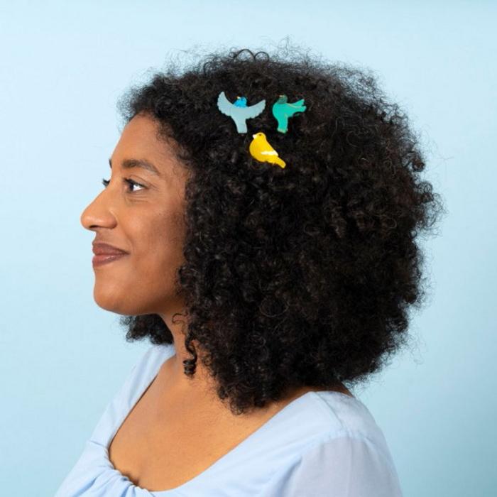 ククシュゼット 正規商品 ヘア アクセ クリップ ヘアピン かわいい 鳥
