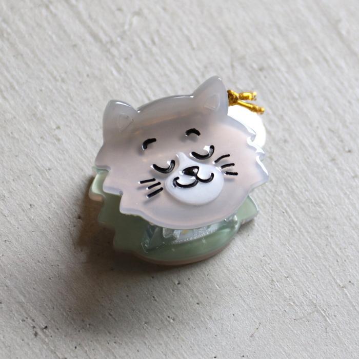 ククシュゼット 正規商品 ヘア アクセ ミニ クリップ 猫 Coucou
